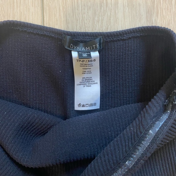 Dynamite Ribbed Bandeau Top - Picture 3 of 3